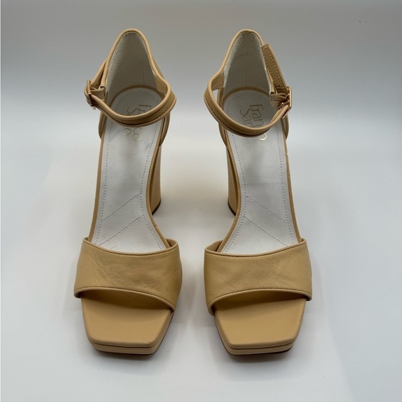 Franco Sarto Dima Cream Sandal Heels - Picture 5 of 15